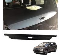 ZHAOWLI Cubierta De Maletero, para Jeep Commander 2018-2021 Maletero Partición Cortina Cubierta de Carga Retráctil Trasera Bandeja de Carga