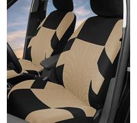 ZHAOWLI Juego Completo de Funda para Asiento, para Land Rover Range Rover Sport (2005-2009) Cubierta de Asiento Coche Funda de Asiento Protector Accesorios,Beige-A