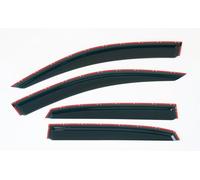 ZHAOWLI Juego de 4 deflectores de Viento para AAA, Ventana Lateral Coche Visera Ventilación Sol Lluvia Deflector de Aire Antilluvia