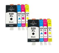 ZHAOXCAIN 12 Cartuchos de Tinta 920XL compatibles con impresoras 920XL 920 920 Officejet 6500 6500A 6000 7000 7500 7500A(2set)