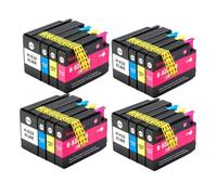 ZHAOXCAIN 932XL 933 Compatible con HP932 933XL Cartucho De Tinta De Repuesto Compatible con Impresoras 6100 6600 6700 7110 7610 7612(4BK 4C 4Y 4M)