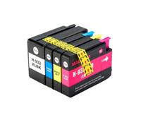 ZHAOXCAIN 932XL 933 Compatible con HP932 933XL Cartucho De Tinta De Repuesto Compatible con Impresoras 6100 6600 6700 7110 7610 7612(1BK 1C 1Y 1M)