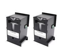 ZHAOXCAIN Caja de Mantenimiento de Tinta Compatible para Varias impresoras, Incluyendo T5160 F560 SC-F500 T3100X T3180 T2140 T3140 T5180 F540 F541 F560 SC13MB(2 Maintenance Boxes)