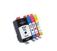 ZHAOXCAIN Cartucho de Tinta Compatible para 924 924E 924XL Funciona con OfficeJet Pro 8135E 8134E 8132E 8122E 8124E 8125E 8120E 8130E Modelos de Impresora(One Set)