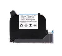 ZHAOXCAIN Cartucho de Tinta Compatible para impresoras de inyección de Tinta de Mano 600dpi 12.7 mm de Tinta de solvente ecológico seco rápido para JS12 JS12M(1 Red cartridges)