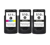 ZHAOXCAIN Cartucho de Tinta PG-510 CL-511 Compatible con MP250 MP280 IP2700 MP240 MP270 MP480 MX320