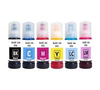 ZHAOXCAIN Recarga de Tinta de Tinte Compatible con Modelos de Impresora 056 057 107 L8058 L18058 L8050 L18050 L18100