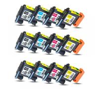 ZHAOXCAIN Reemplazo Compatible para 11 Impresiones de impresión para designJet 70 100 110 500 510 500PS Modelos C4810A C4811A C4812A C4813A(3Set(12colors))