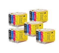 ZHAOXCAIN Reemplazo de Cartucho de Tinta Compatible con LC10 LC37 LC51 LC57 LC960 LC970 LC1000 Compatible con impresoras DCP-130C DCP-135C MFC-235C MFC-240C