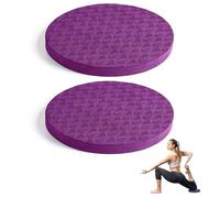ZHAOYCSH 2 Piezas Rodilleras de Yoga con Almohadilla, Cojín Antideslizante Multifuncional para Protección de Rodillas, Codos, Manos y Tobillos - Set de Esterilla de Yoga Suave y Cómodo