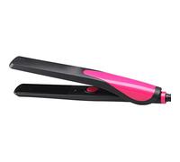 ZHAOYONGLI-Curling Tongs Pinzas Rizadoras Planchas Rizadoras Mini Plancha De Viaje Para Viajes, Profesional, Fast Heat Up LED Flat Iron Para Cabello Corto/Flequillo (color : Red)