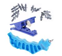ZHAPEG Cortador perforador, perforador de agujeros 2 en 1 para riego por goteo para una instalación eficiente de tuberías con 115 tapones perforadores