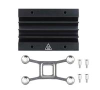 ZHAPEG Disipador de calor de aluminio Gestión térmica con soporte Pastas térmicas reservadas Soporte para placa de disipador de calor
