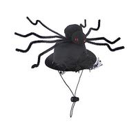 ZHAPEG Gorro para gato, araña, sombrero de mascota, gorro de Halloween, suave, cómodo, accesorio para disfraz de perro, accesorio para fiestas, tela agradable a la piel