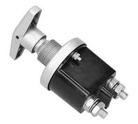 Zhat Desconectador de batería, Desconectador de Bateria Tuerca, Interruptor de desconexión de tamaño Compacto para Barcos, cabrestantes, Motocicletas de Coche para Hombre