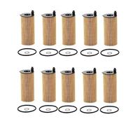 ZHAUPMCB 10 filtros de Aceite compatibles con BMW 1, 2, 3, 4, 5, 6, 7, X3, X4, X5, Z4, F20, F21, F23, F87, F30, F80, G20, G28,G80,F34,G21,G81,F33, F83 y F36.