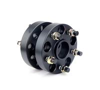 ZHAUPMCB Adaptadores Espaciadores Rueda Ajuste para Honda Civic Tipo R Apto para Tesla Model S/Model X M14xP1.5 2 Piezas 15/20/25/30/35 mm Adaptador Espaciador de Rueda(2PCS 25mm Black)