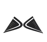 ZHAUPMCB Coche Fender Side Cover Ajuste para Toyota C-HR CHR XA10 2018-2020, Estilo de Coche, luz de Marca Lateral, Guardabarros, Cubierta de Salida de ventilación de Aire(Black)