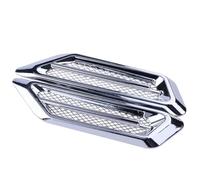 ZHAUPMCB Coche Fender Side Cover Cubierta de ala de ventilación para Guardabarros Lateral de Flujo de Entrada de Aire Exterior de Coche, Ajuste de Estilo de Coche(Silver)