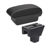 ZHAUPMCB Compatible con Suzuki SX4, reposabrazos, Piezas Interiores, Caja de reposabrazos para Coche, Piezas de modernización, Caja de Almacenamiento(B3 Black White 3USB)