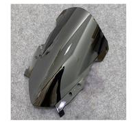 ZHAUPMCB Deflector Cupula Moto Parabrisas de Motocicleta Triumph Daytona 660 2024-2025, deflectores de Viento de Doble Burbuja. Parabrisas(Black)