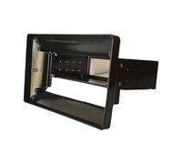 ZHAUPMCB Montaje autoradio Marco de modificación para Panel de navegación con Pantalla táctil para Radio estéreo de Coche de 1 DIN, Universal, de 9/10,1 Pulgadas Marco Radio Coche(10 Inches)