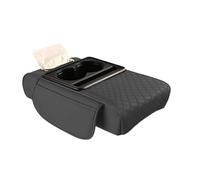 ZHAUPMCB Reposabrazos para Coche con Cojín Elevador Y Portavasos, Bolsillo Lateral De Almacenamiento para El Interior del Coche, Almohadilla De Altura del Brazo(Gray)