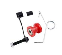 ZHAUPMCB Tensor de Cadena Cadena 420 428 520 530 Rodillo guía Tensor Ajustador Rueda Loca para Motocicleta ATV Ajustador de Tensor de Cadena(Black Red)
