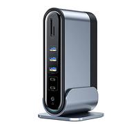ZHCHAO 17 En 1 C HUB Tipo C A Multi 4KHD RJ45 VGA 3.0 PD Adaptador De Corriente Estación De Acoplamiento para Computadora Portátil Hub USB-C