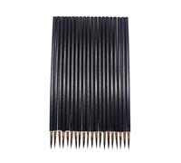 ZHCHAO - 20 bolígrafos de línea de gancho negro para caligrafía y ácido acrílico, pincel para artista, arte, acuarela, pintura