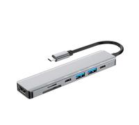 ZHCHAO Adaptador de expansión de Cable de Datos, convertidor de expansión de Interfaz múltiple 7 en 1