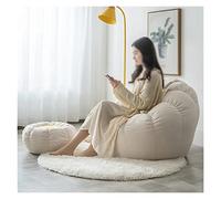 ZHCHAO Almacenamiento Sala de Estar Puf Funda de sofá Dormitorio al Aire Libre Reclinable Puf Individual Muebles