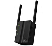 ZHCHAO Amplifier Pro Router 300M Red Expander Repeater Power Extender 2 Antena(Color:Svart)
