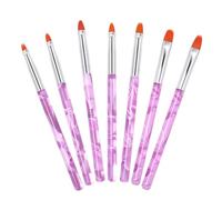 ZHCHAO Barra acrílica for terapia de luz de uñas, 7 bolígrafos pintados, suministros de decoración de uñas, bolígrafo for tallar uñas, pincel for decoración de uñas