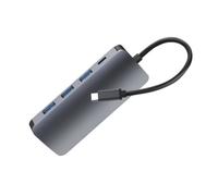 ZHCHAO Base de Alta Velocidad 3,0 for Ordenador portátil a Disco Duro, concentrador de Teclado y ratón, Base de Cable de extensión de 5 Puertos