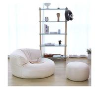 ZHCHAO Bean Bag Funda de sofá sin Relleno Bean Bag Silla Cojín Reclinable Taburete de pie Asiento de Tablero