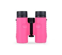 ZHCHAO Binoculares Compactos 8x32 Binoculares A Prueba De Agua Débil Visión Nocturna Plegable Alta Potencia Prismáticos Transparentes Ligero(Color:Roze)