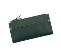 ZHCHAO Bolsa de Almacenamiento for Mujer, Bolso Largo empalmador, Monedero, Bolsa for Tarjetas(Grn)