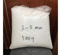 ZHCHAO Bolsa de Frijoles de 250g / 500g con Cuentas de Espuma, Bolsa de Bolas de Espuma Blanca para Juguetes, Bolsas de Almohadas, Relleno de sofá Cama(500g)