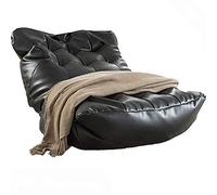 ZHCHAO Bolsa de Frijoles de Cuero para sofá, Funda para sillón, sin Relleno, sofá Cama Plegable Perezoso, sofá reclinable de Oficina, Asiento de Suelo, Tatami