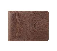 ZHCHAO Bolsa de retención, Bolsa for Tarjetas, Cartera multifunción, Estilo Retro for Hombre, Capa Corta con Cabeza multitarjeta(Brown)