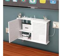 ZHCHAO - Caja de almacenamiento sin perforaciones, soporte de alambre, para colgar en la pared (paquete de 3)
