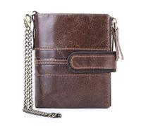 ZHCHAO Cartera Bolso Multifuncional Hebilla Cremallera Retro Crazy Bag Monedero Casual