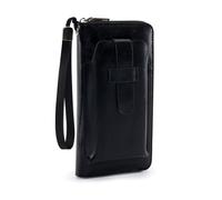 ZHCHAO Cartera for Hombre Bolso Multifuncional Moderno y Personalizado Cremallera Larga antirrobo Clip for Dinero for Hombre