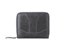 ZHCHAO Cartera for Pasaporte con Cremallera de Primera Capa con múltiples Ranuras for Tarjetas for Hombres y Mujeres(Gray)