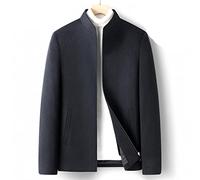 ZHCHAO Chaqueta de Lana de Cachemira Gruesa for Hombre, Informal, de Negocios, de Doble Cara, con Forro de plumón, Chaqueta de Lana(3-Pack,XXL)