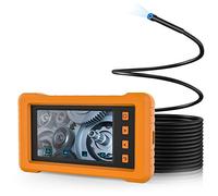 ZHCHAO Endoscopio industrial de 5,5 mm Pantalla de 4,3 pulgadas Cámara de boroscopio 1080P IP67 Cámara de serpiente semirrígida a prueba de agua(Size:5M)
