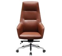 ZHCHAO Escritorio de Oficina de Cuero for el hogar Silla de Oficina giratoria de 360 °(1-Pack)