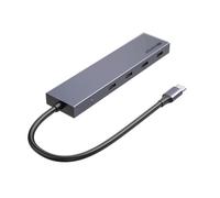 ZHCHAO Estación de Acoplamiento Tipo c PD/Data+USB3.1 Gen2 Estación de Acoplamiento de concentrador de Cuatro Puertos