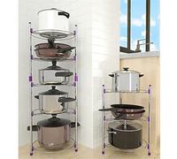 ZHCHAO - Estante organizador de cocina de acero inoxidable con diseño de mano de mamá, estante multifunción para el hogar (28,5 x 35 cm)